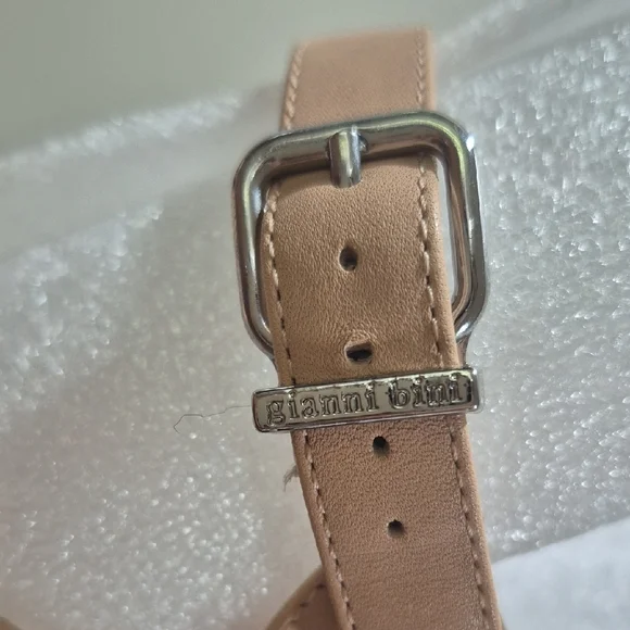 Gianni Bini Nude Wedge Sandals - Picture 5 of 9